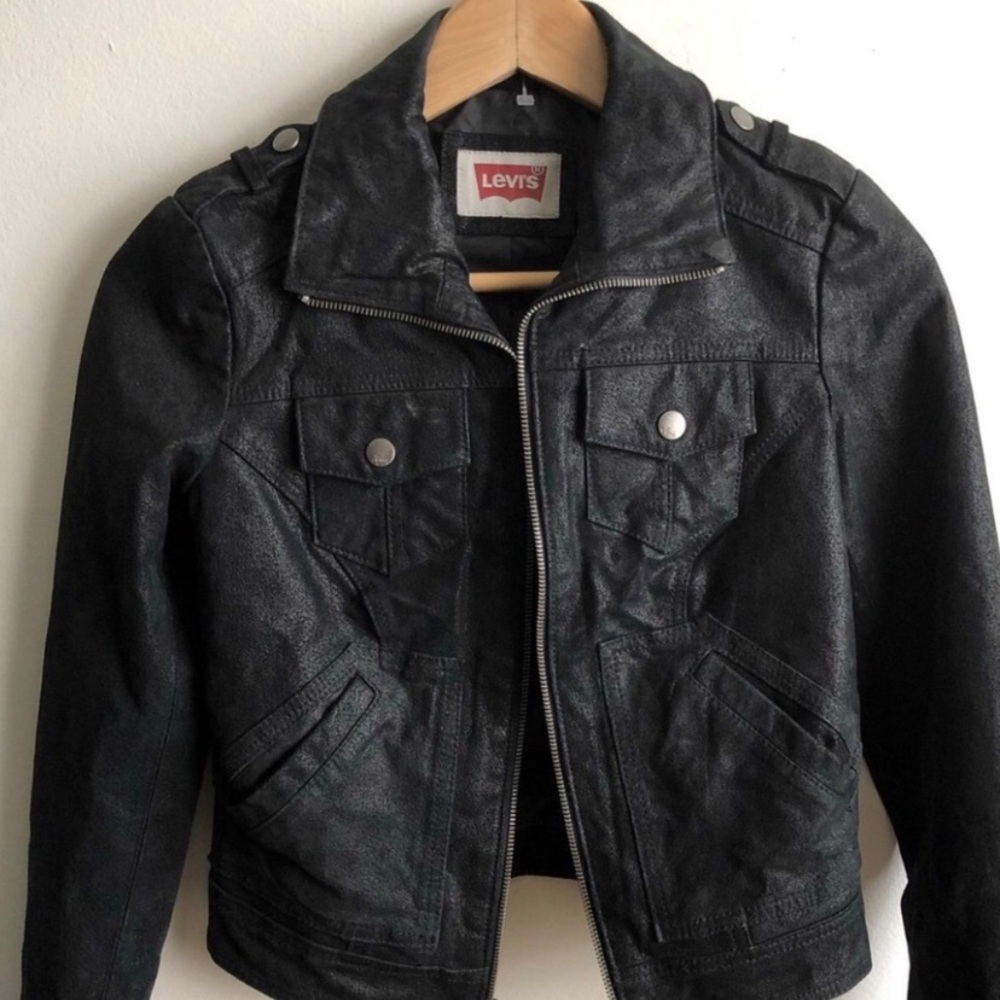 Levi’s Black Genuine Leather Jacket